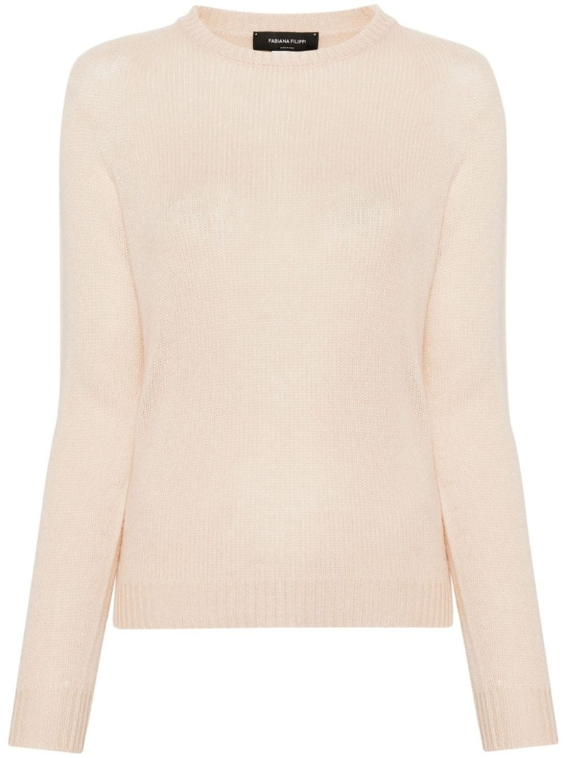 crew-neck cashmere jumper 1