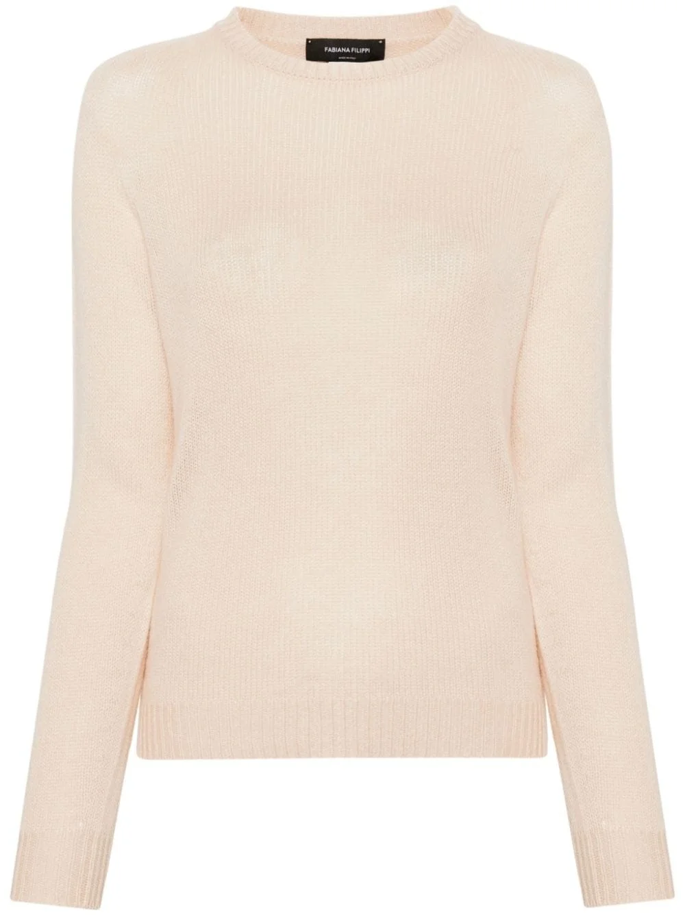 crew-neck cashmere jumper - 1
