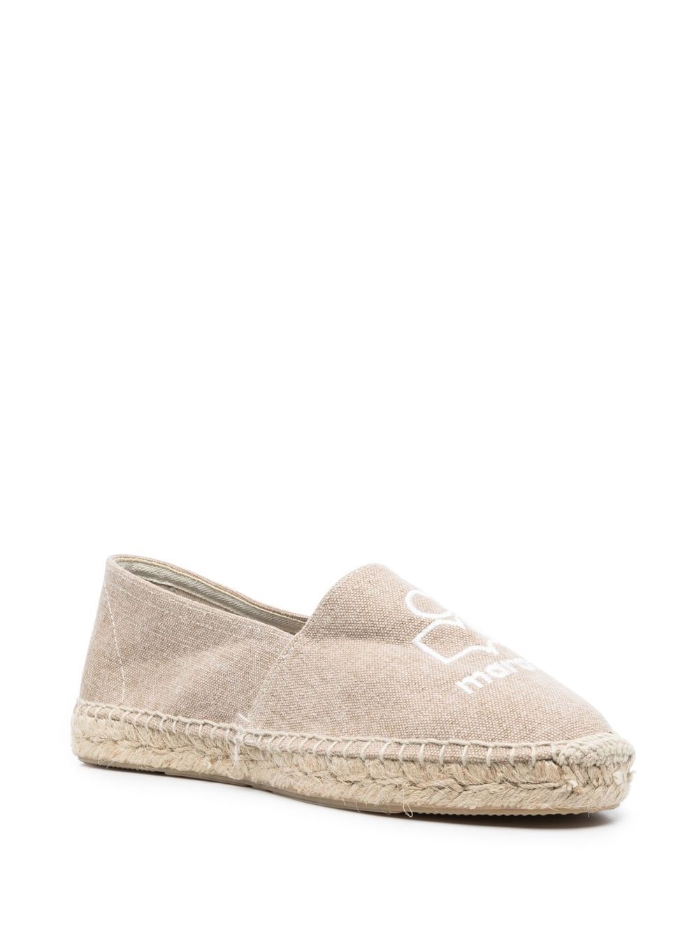 logo-print slip-on espadrilles - 2