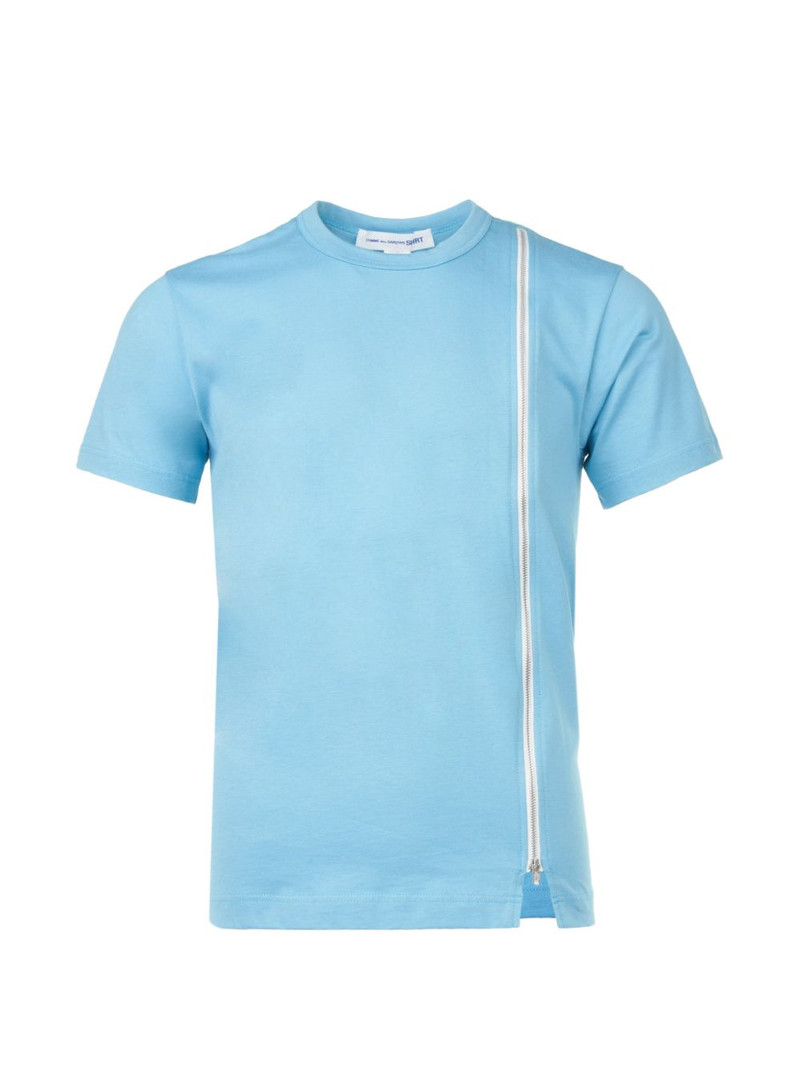 zip-embellishment T-shirt 1