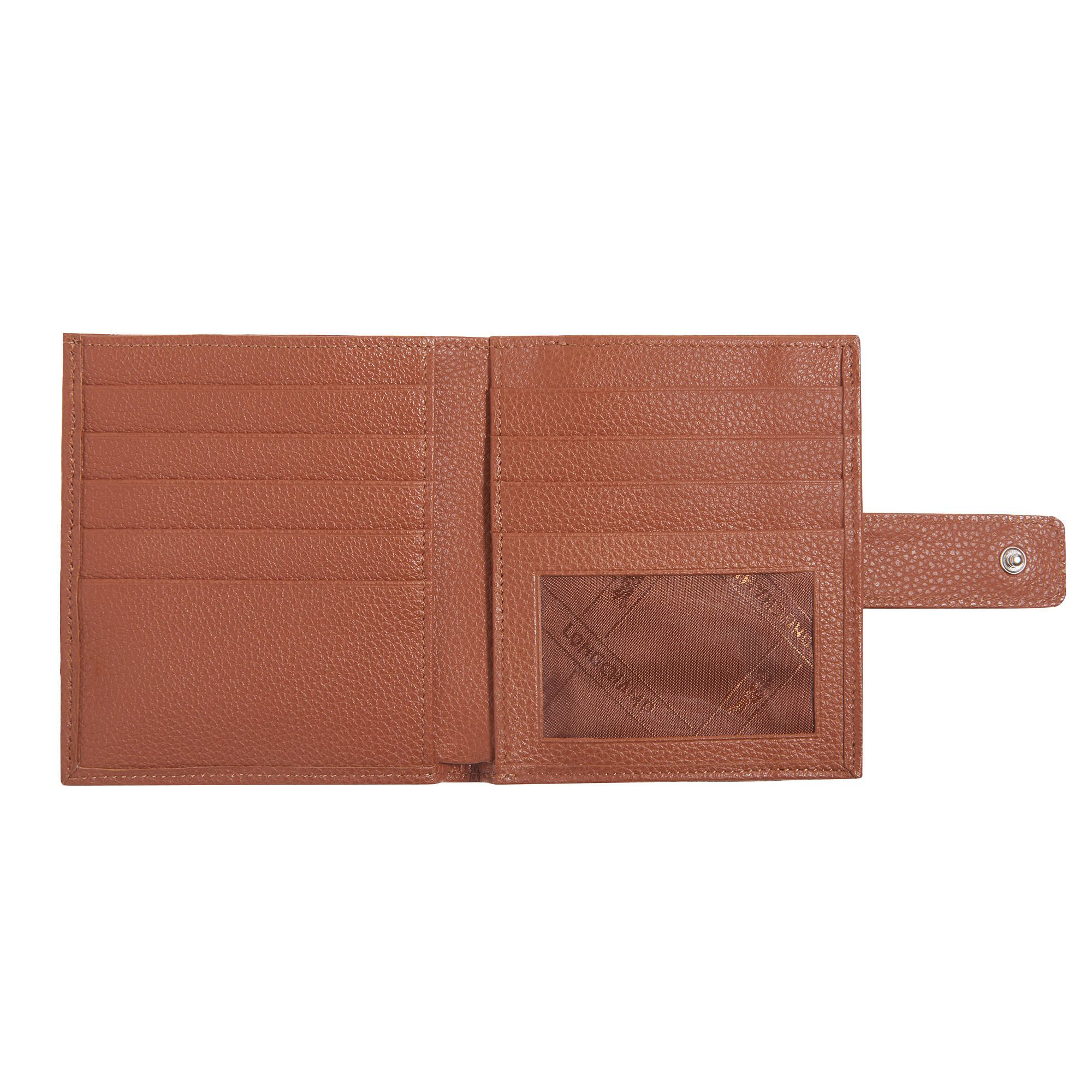 Le Foulonné Compact wallet Caramel - Leather - 2