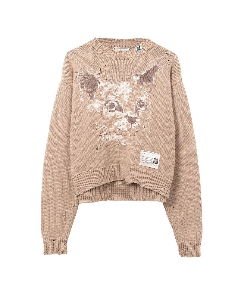 Cat Jacquard Knit Sweater 23