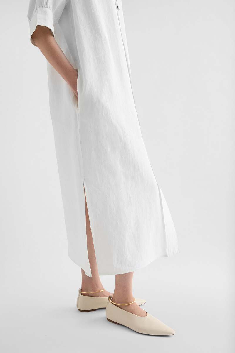 Linen Shirt Dress 4