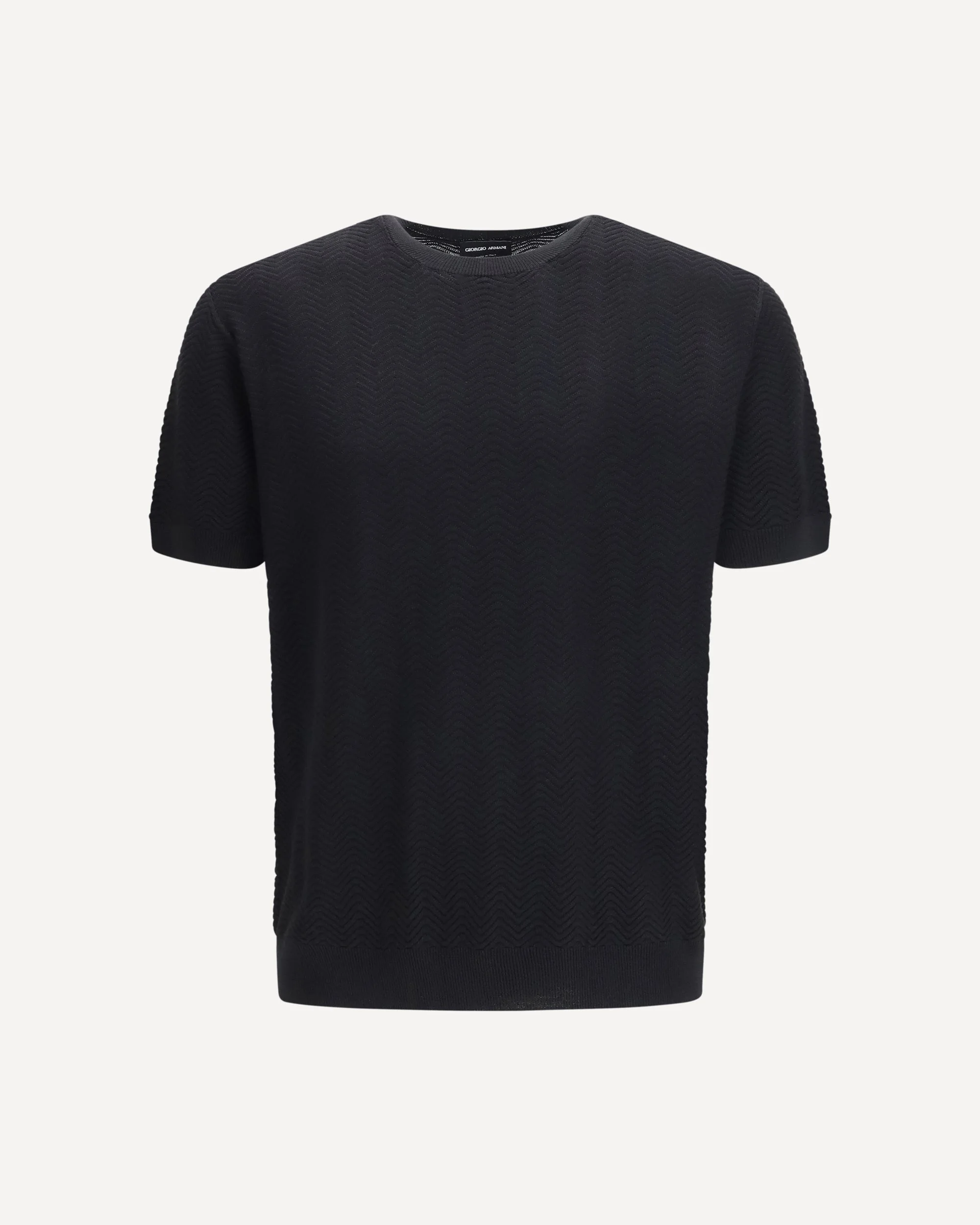 Short-sleeved cotton and silk Sweater - 1