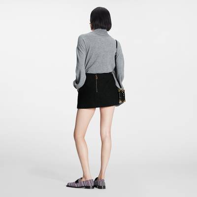 Louis Vuitton Bouclé Wool Mini Skirt outlook