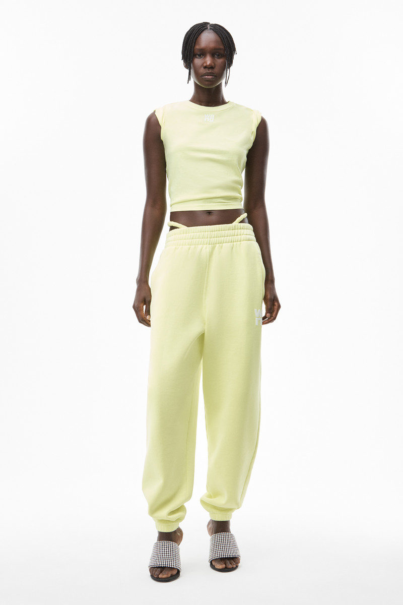 alexanderwang.t PUFF LOGO SWEATPANT IN STRUCTURED TERRY outlook