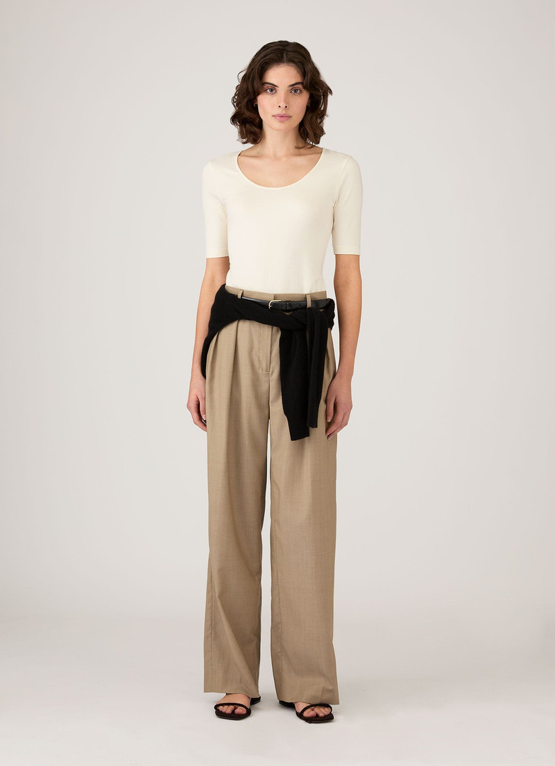 Sunspel Stretch Cotton Scoop Top outlook