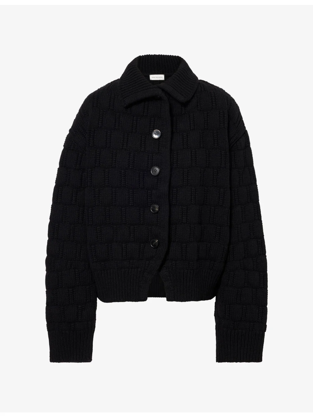 Terino Textured Wool-And-Cashmere Cardigan - 1