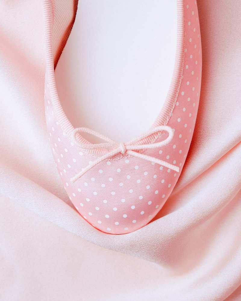 CAMILLE SOLE RUBBER BALLERINAS - DOTS 5