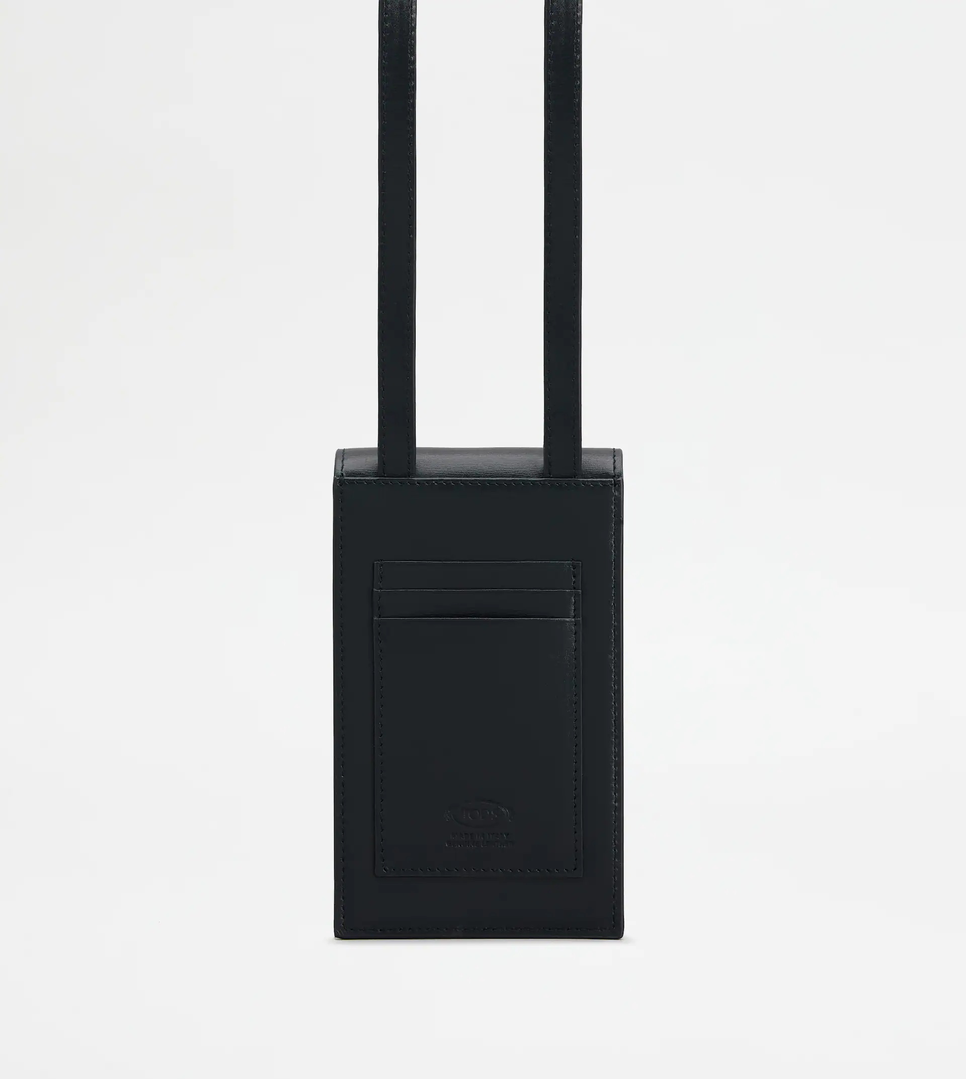 TIMELESS PHONE BAG IN LEATHER - BLACK - 2