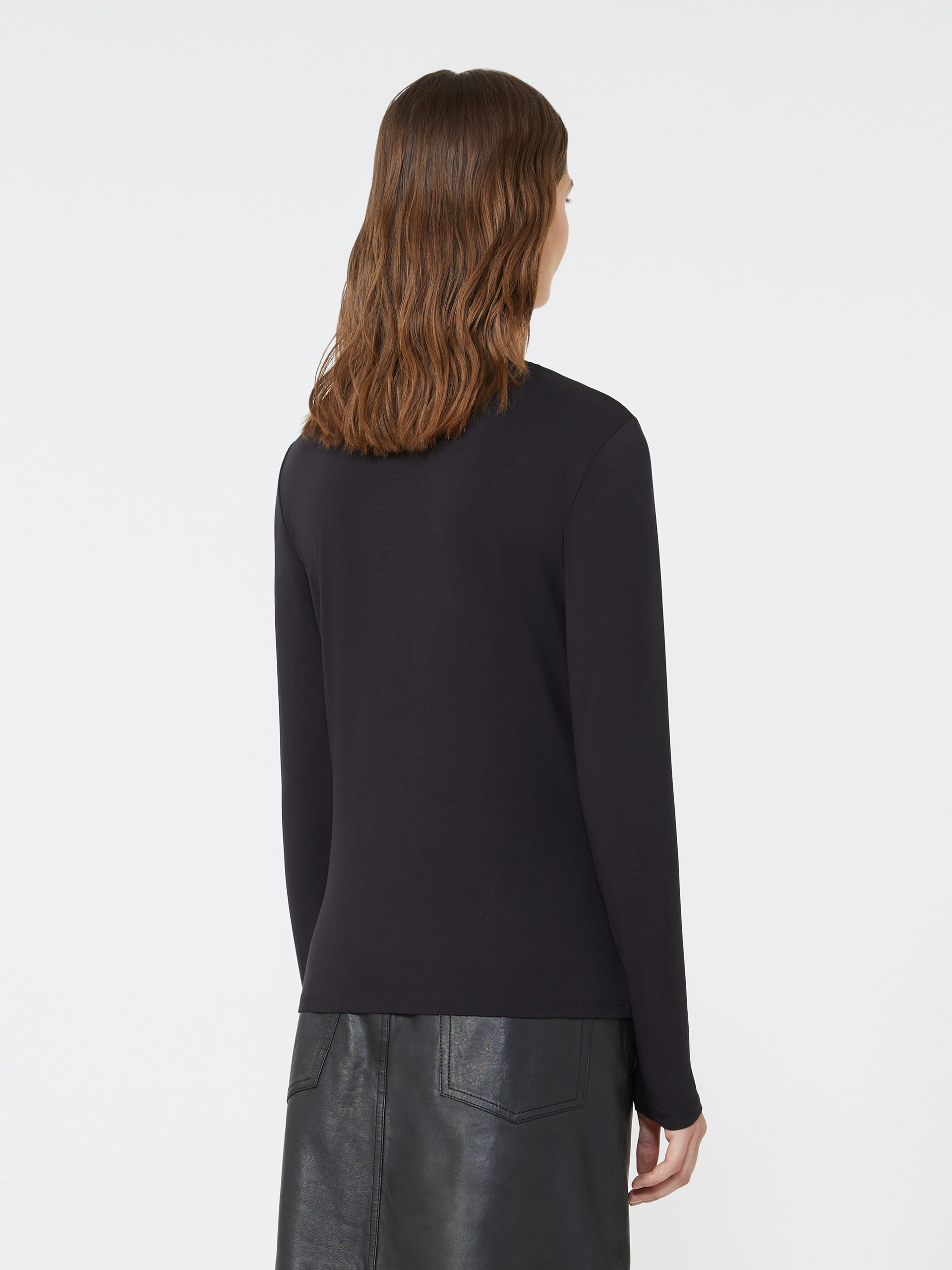 MULTIE Stretch jersey basic T-shirt - 4