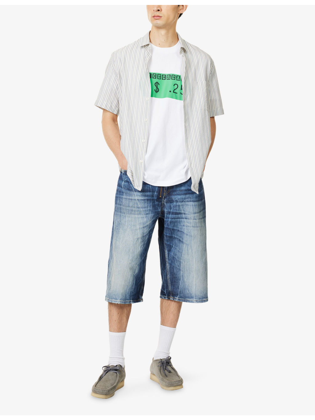 Sticker Relaxed-Fit Cotton-Jersey T-Shirt - 2