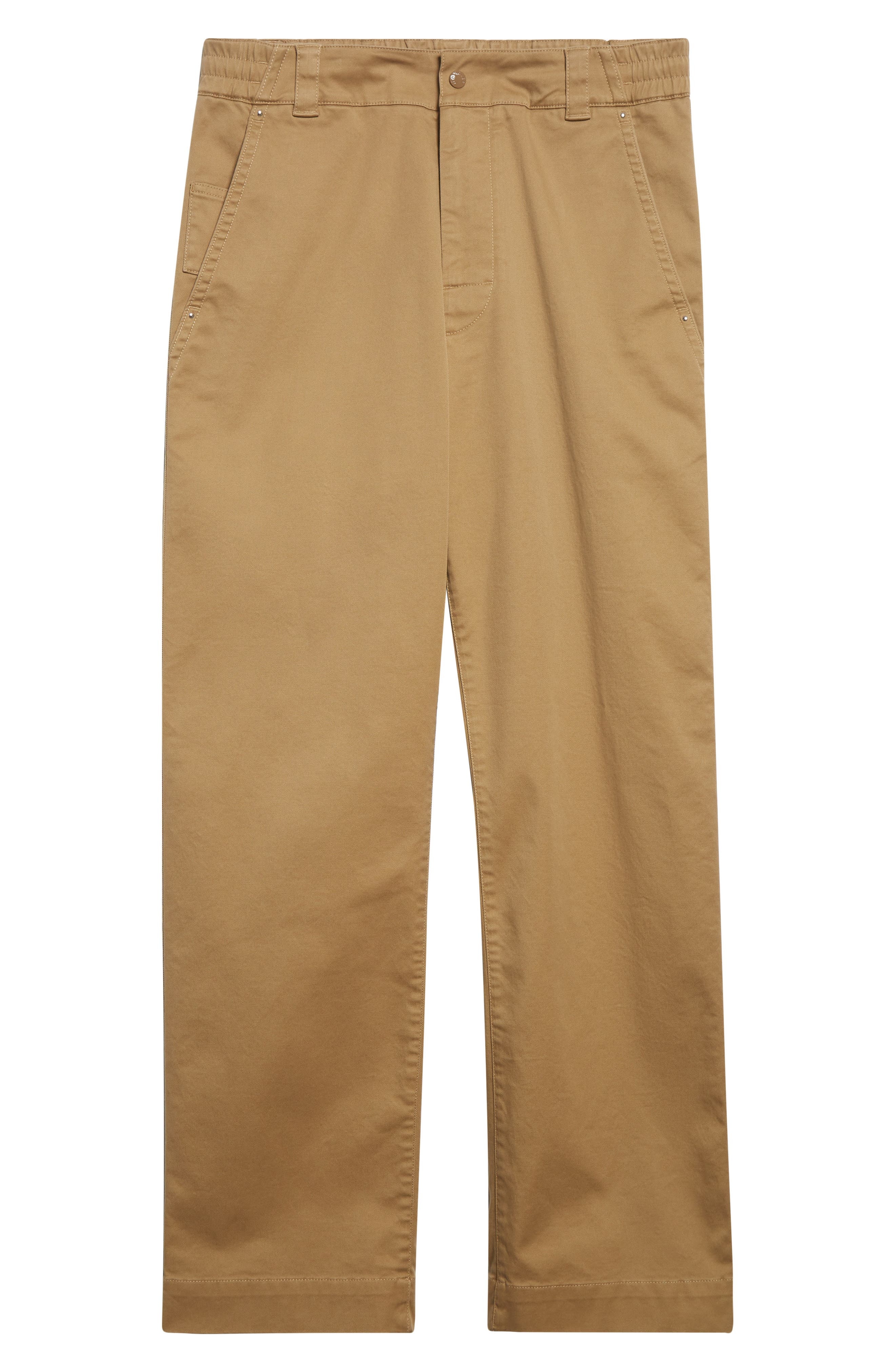 Moncler Cotton Stretch Gabardine Pants in Dijon at Nordstrom - 6