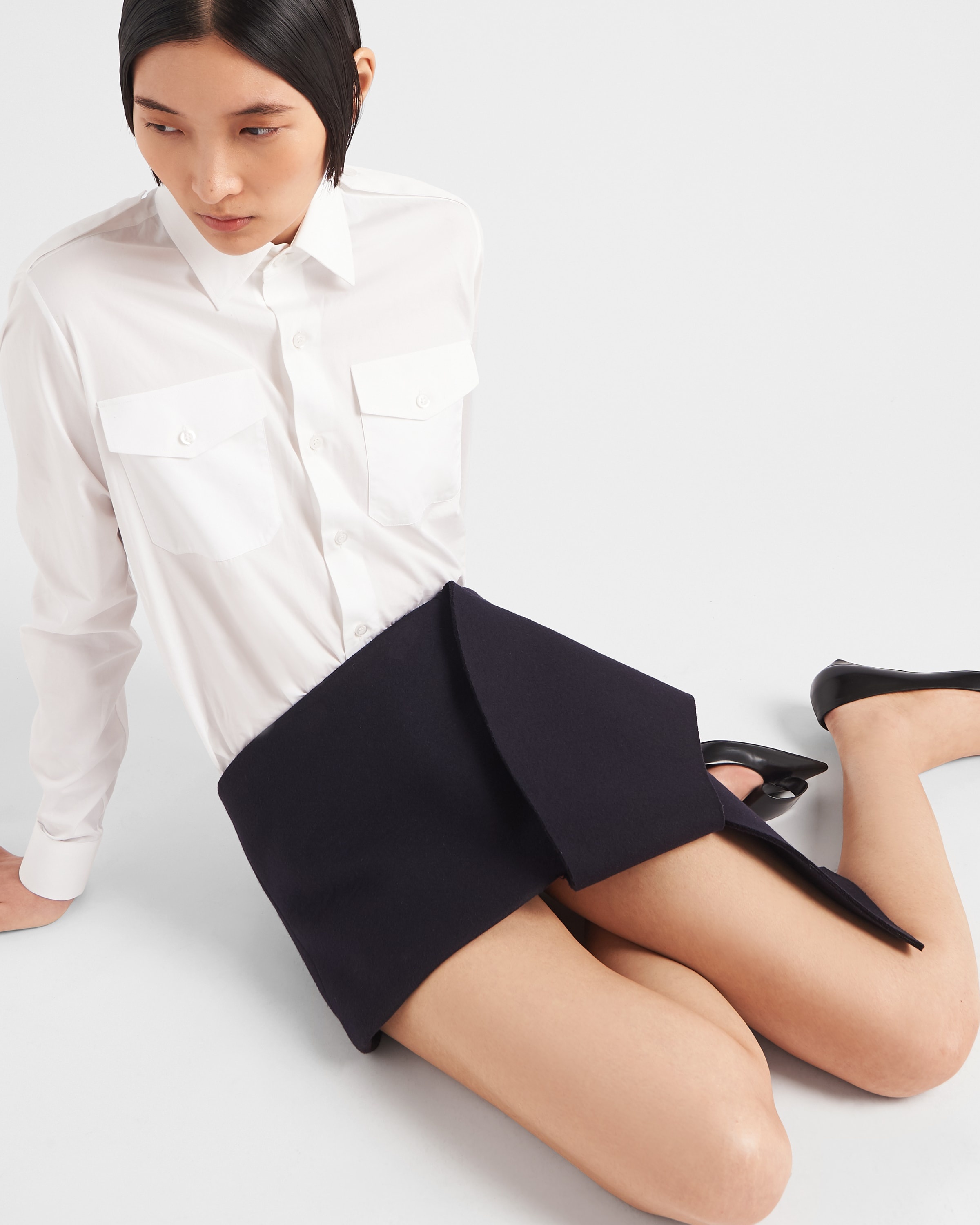 Cloth miniskirt - 4