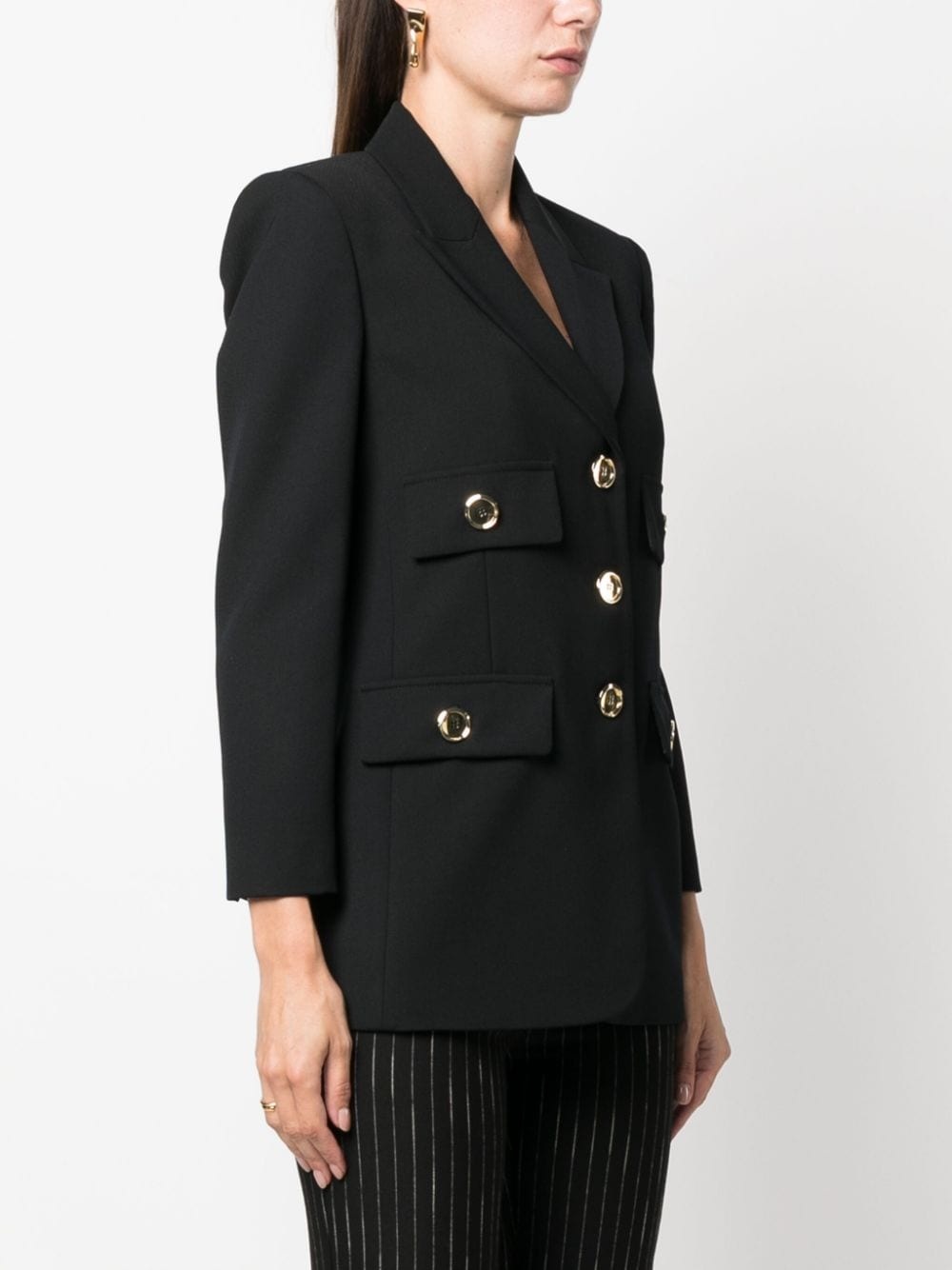 single-breasted tailored blazer - 3