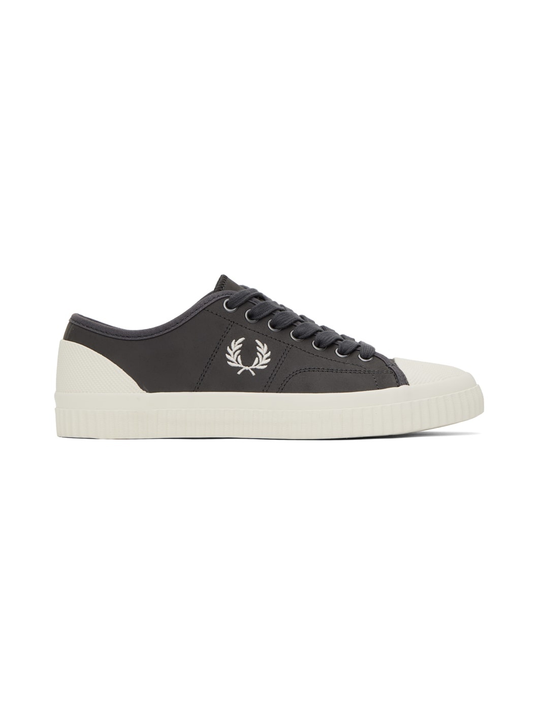 Fred Perry Gray Low Hughes Sneakers | REVERSIBLE