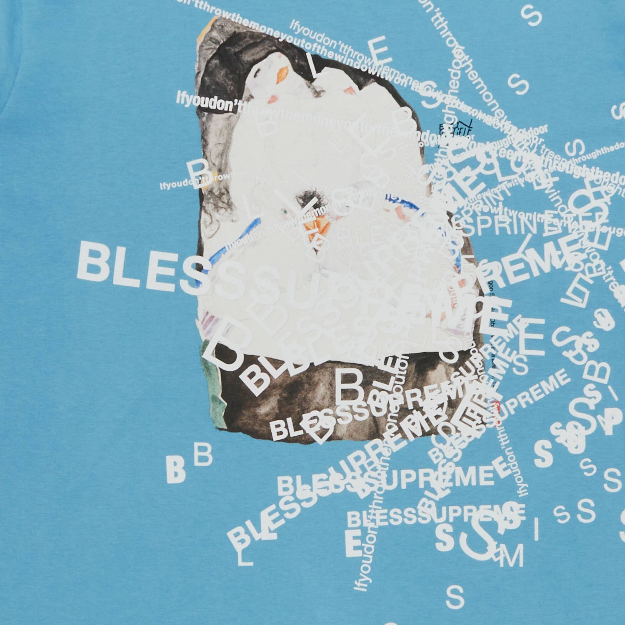 Supreme x Bless Observed In A Dream Tee 'Light Slate' - 2