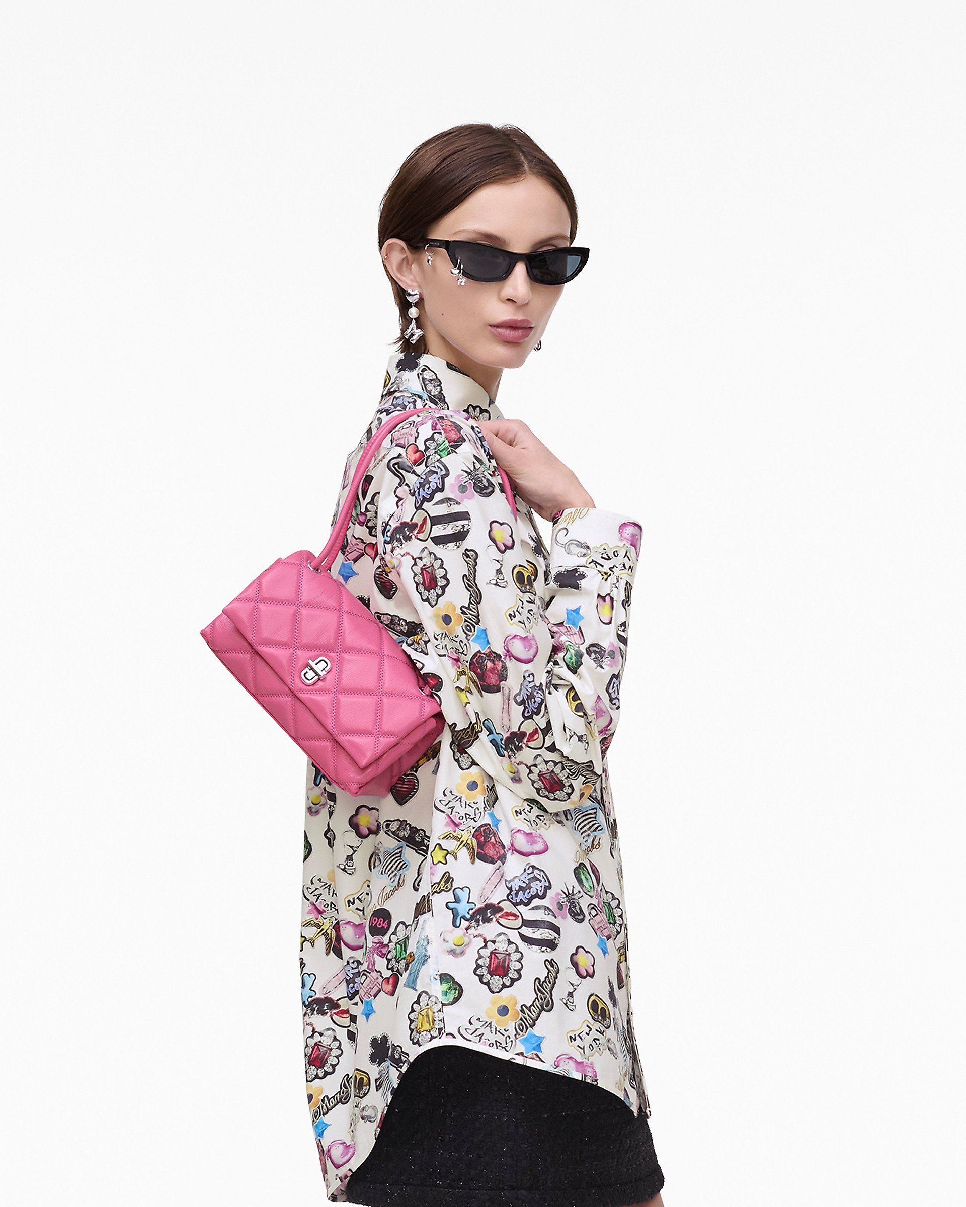 THE QUILTED MINI DUAL SHOULDER BAG - 2