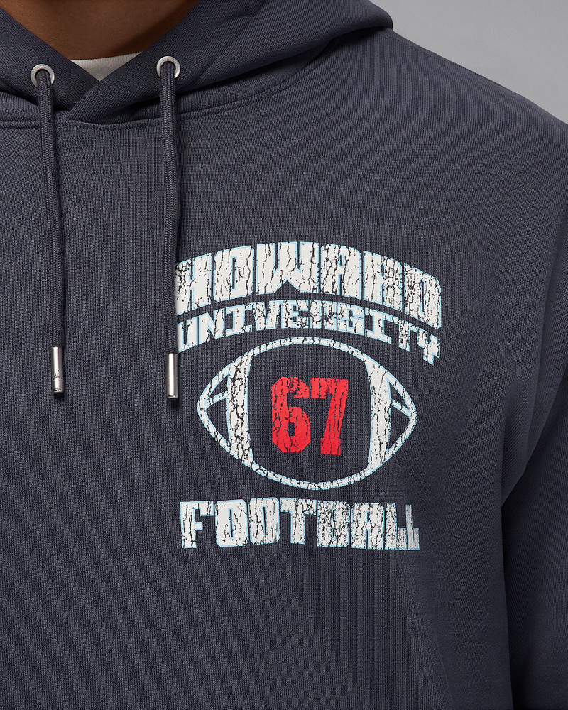 Jordan MVP x Howard University Men's Fleece Pullover Hoodie 4