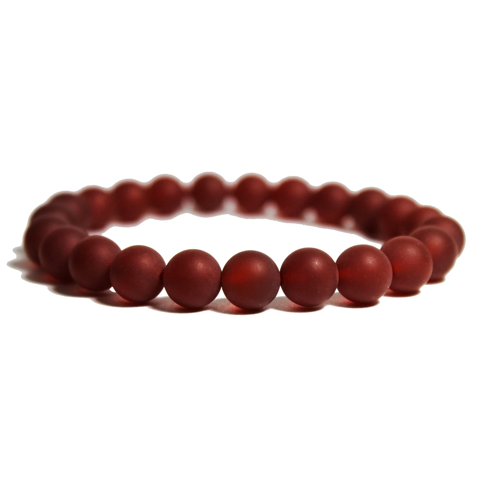 Bracelet - Matte Red Agate - 1