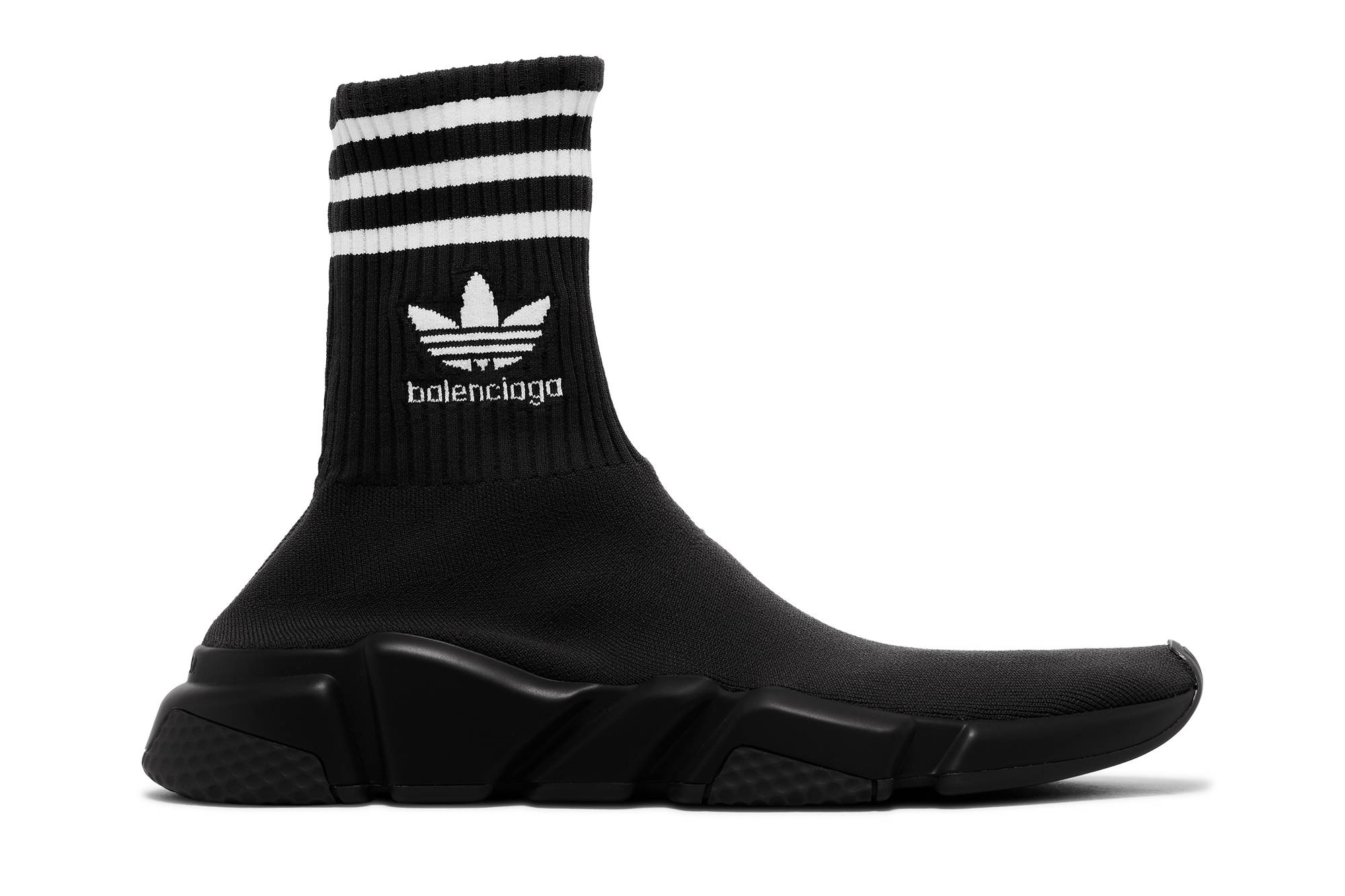 Adidas x Balenciaga Speed Sneaker 'Black' - 1