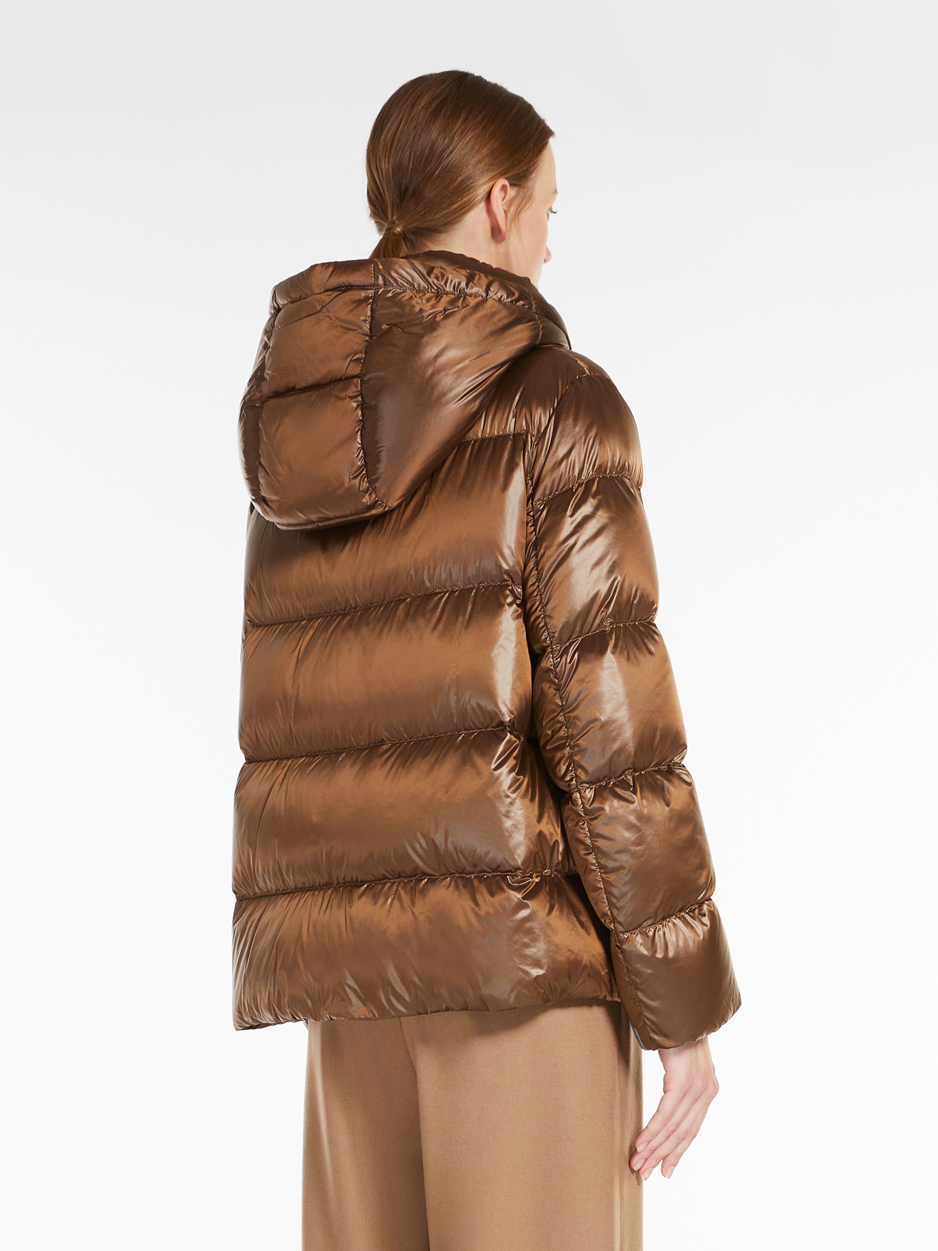 SPACES Water-repellent canvas down jacket - 3
