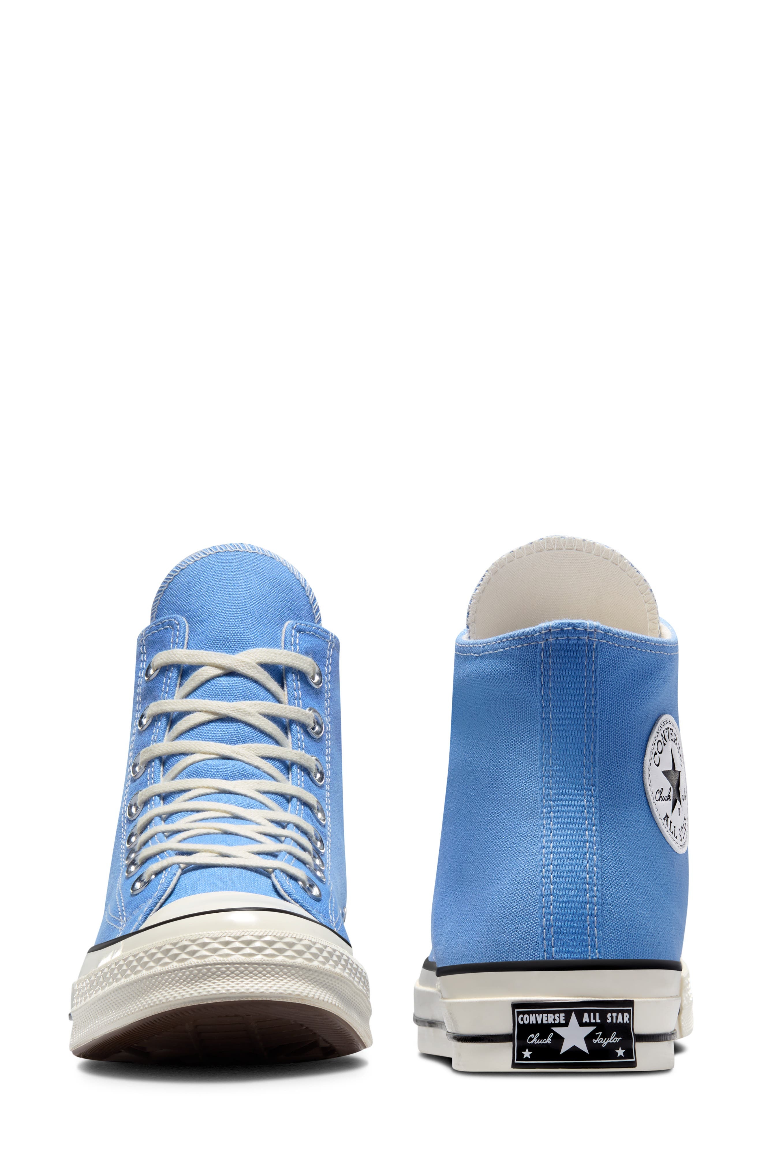 Converse Gender Inclusive Chuck 70 High Top Sneaker in Open Sky/Egret/Black at Nordstrom - 9