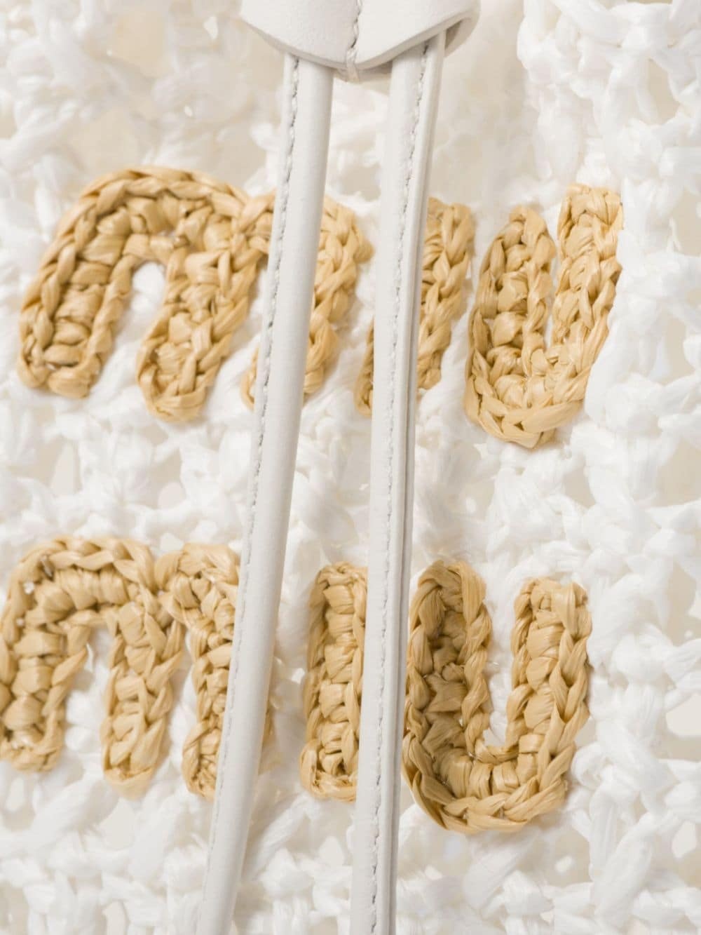 woven raffia mini bag - 3