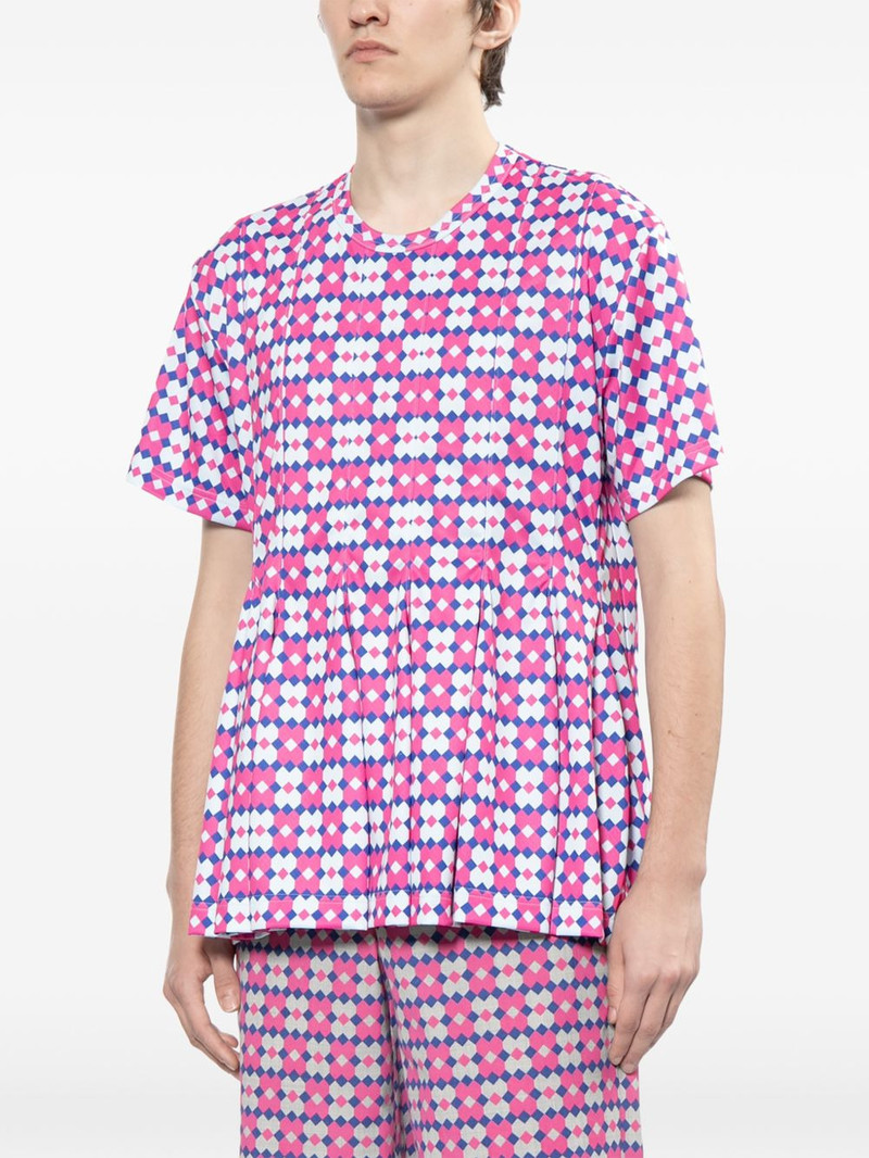 geometric-print T-shirt 3