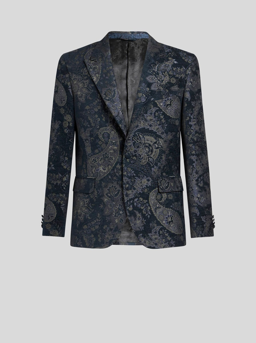 PAISLEY JACQUARD BLAZER - 1