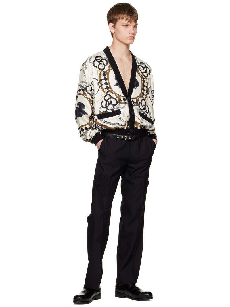 STEFAN COOKE White Printed Cardigan outlook