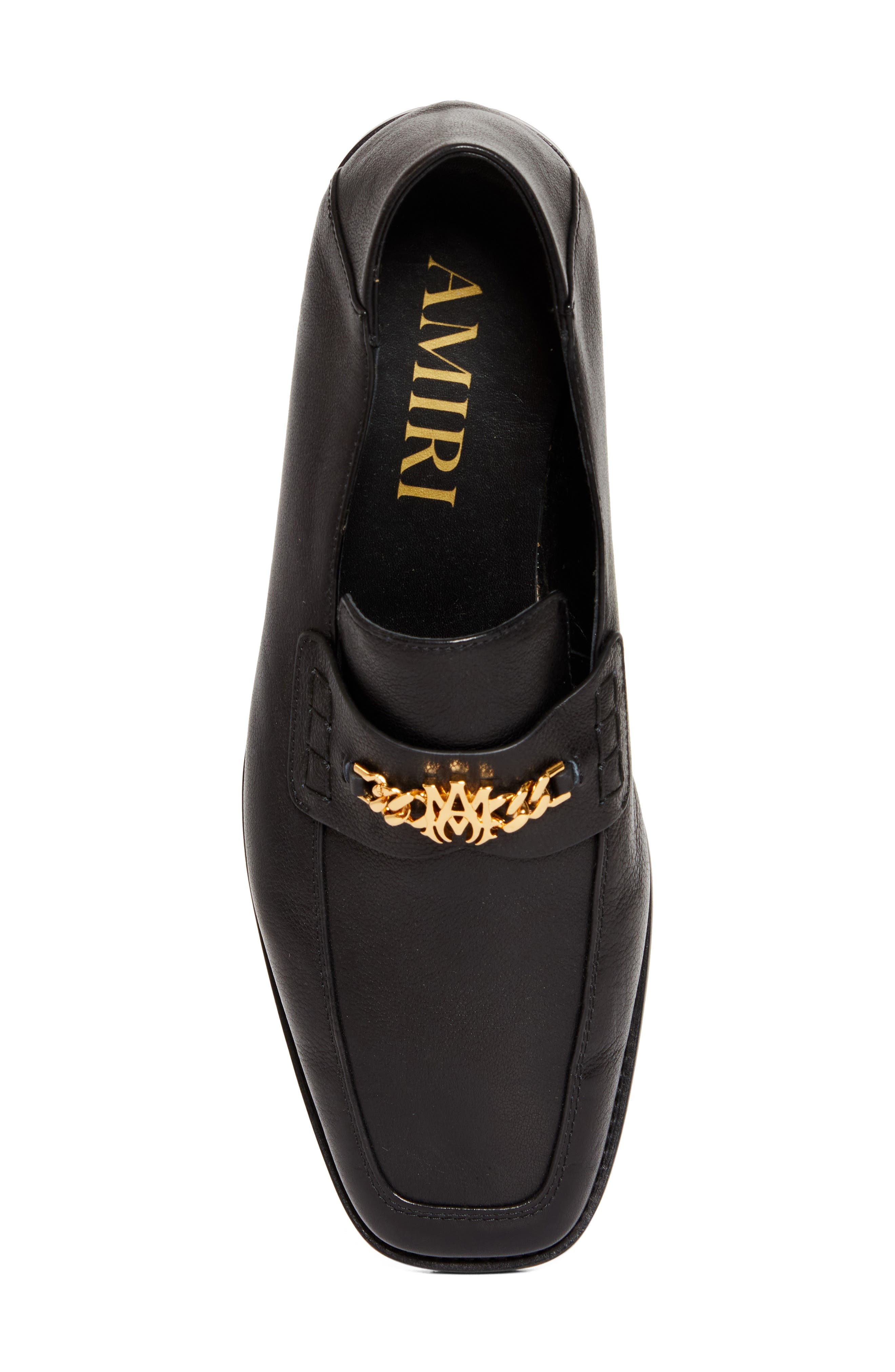 AMIRI MA Chain Penny Loafer in Black at Nordstrom - 5