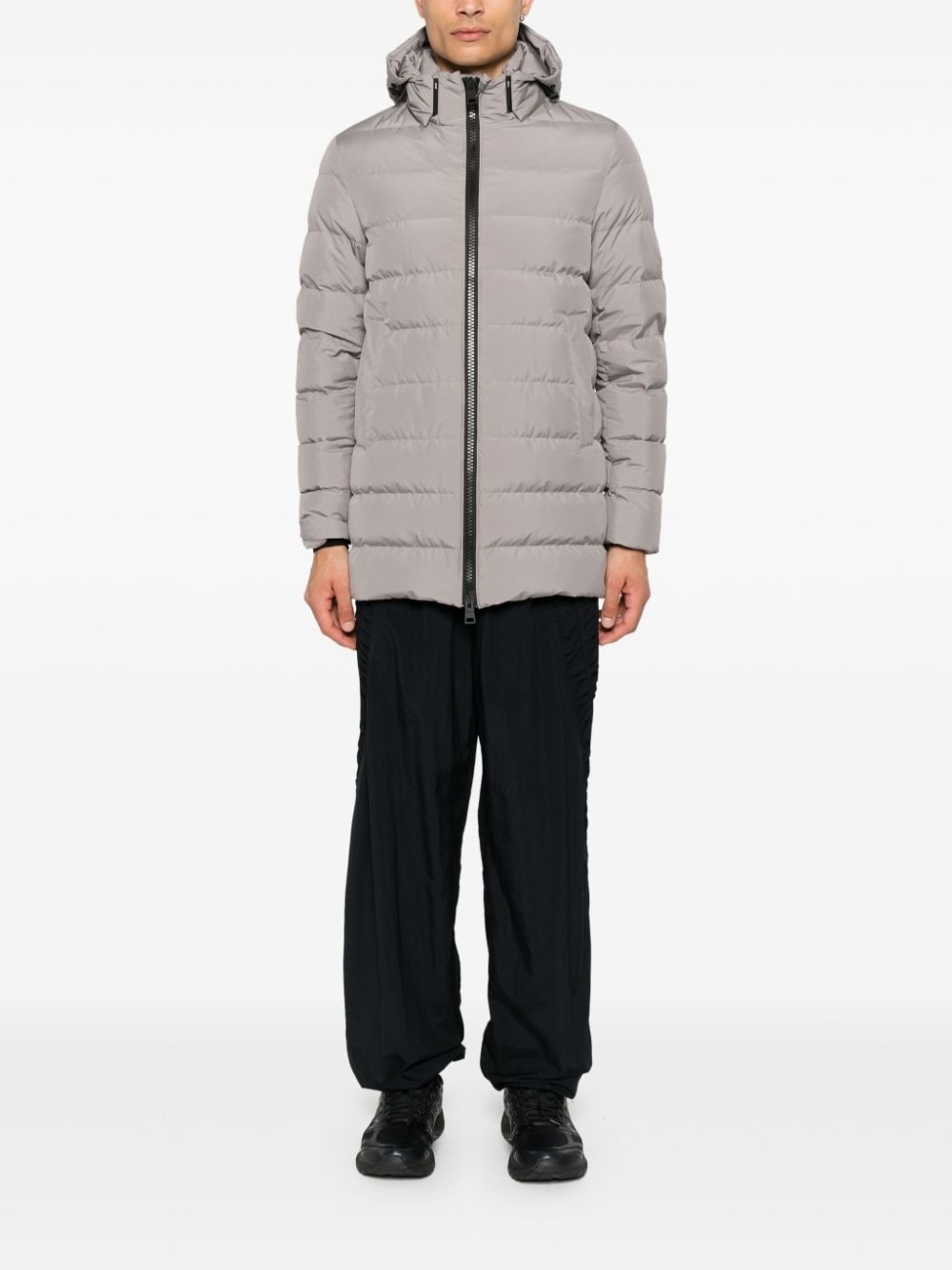 hooded puffer jacket - 2