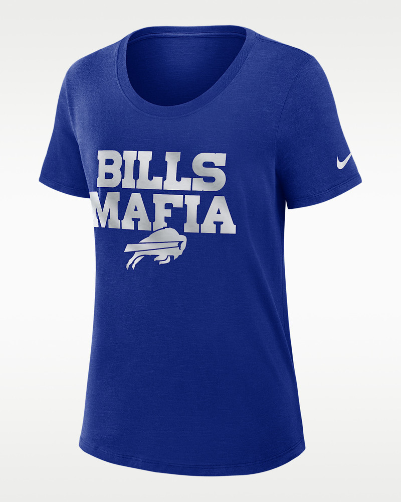 Buffalo Bills Rivalries Collection Slub Women's Nike Dri-FIT NFL T-Shirt 1