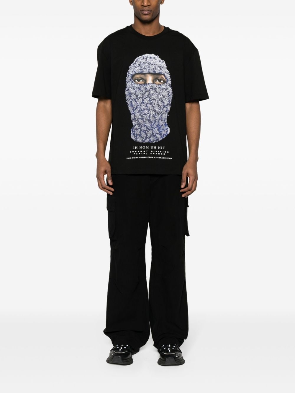 face-print cotton T-shirt - 2