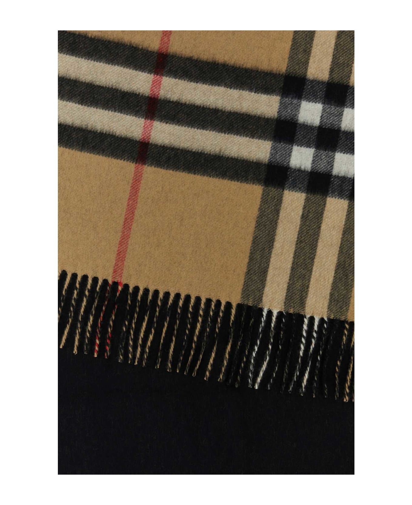 Embroidered Cashmere Scarf - 2