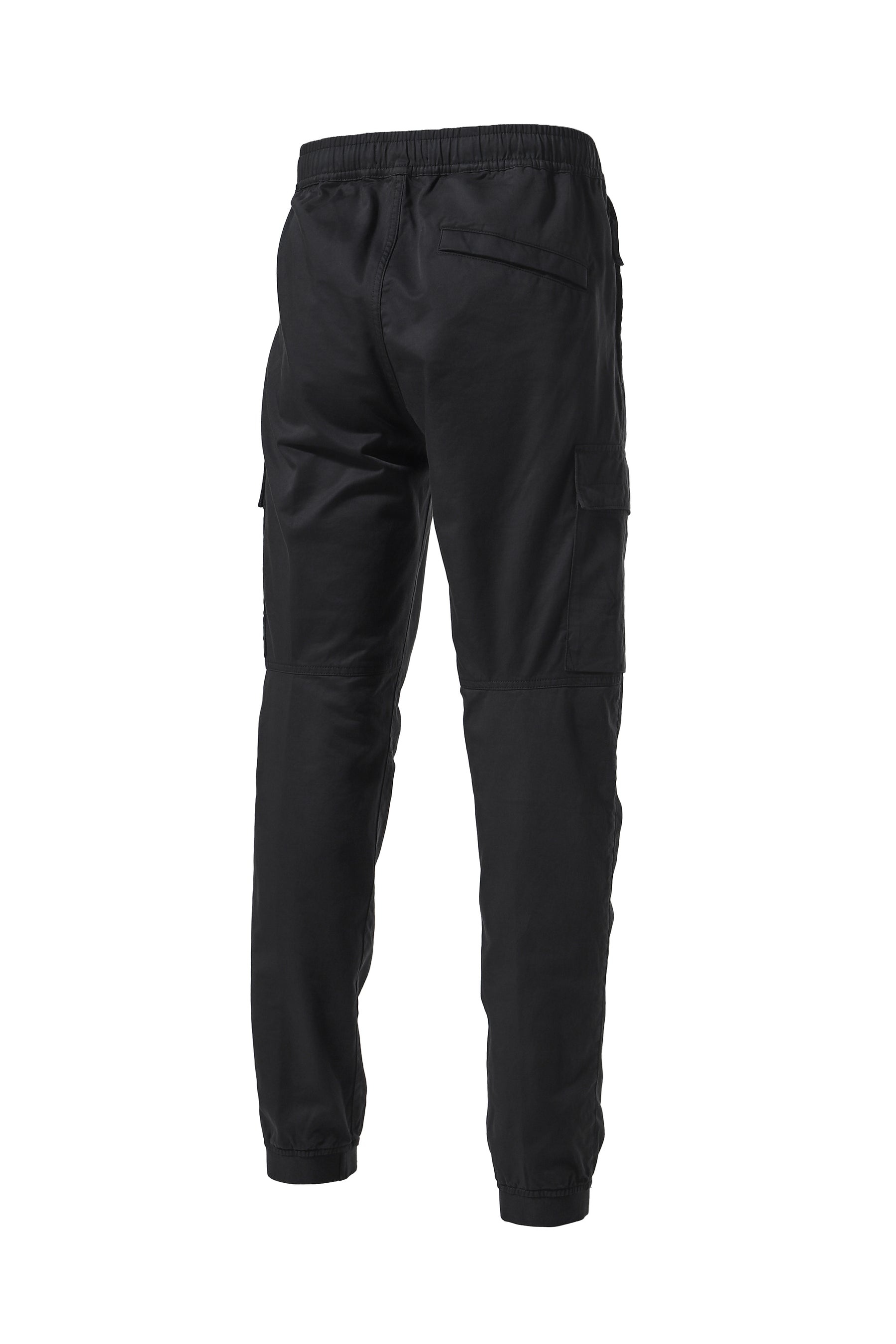 STRETCH COTTON CARGO PANTS / BLK - 2