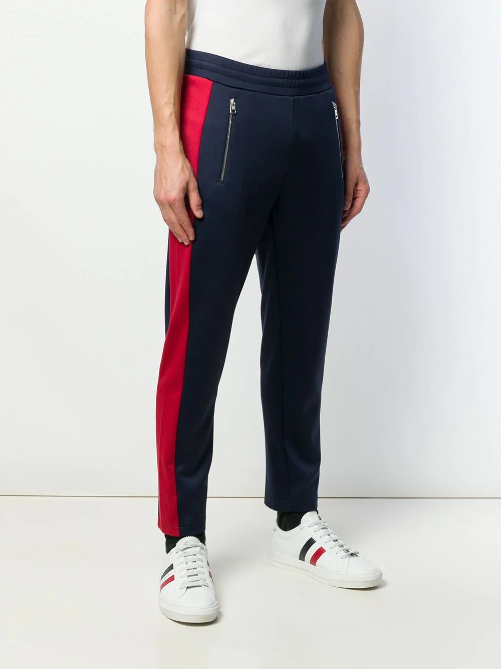 side-stripe track trousers - 3