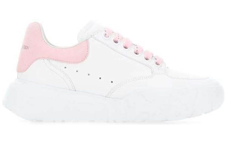 (WMNS) Alexander McQueen Oversized Court Trainer 'White Pink' 633915WIA9A9414 - 2