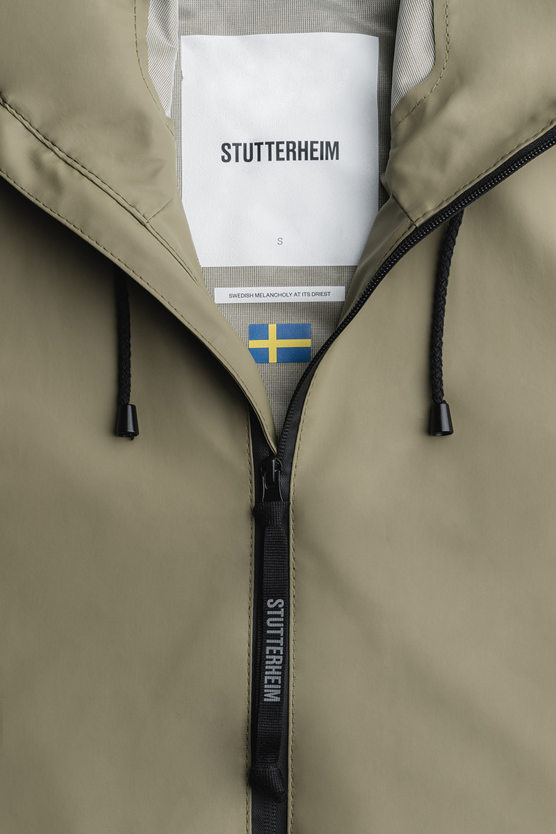 Mosebacke Lightweight Zip Raincoat Aloe 8