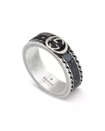 GUCCI Silver Interlocked G 6mm Band Ring outlook
