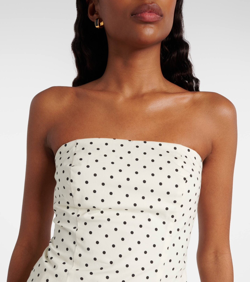Ehili cotton-blend poplin tube top 3