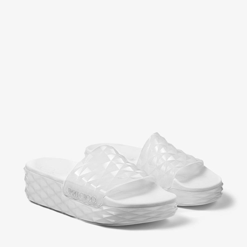 JIMMY CHOO Diamond Slide/F
White Rubber Diamond Slides outlook