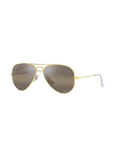 Ray-Ban RB3025 Chromance pilot-frame sunglasses outlook