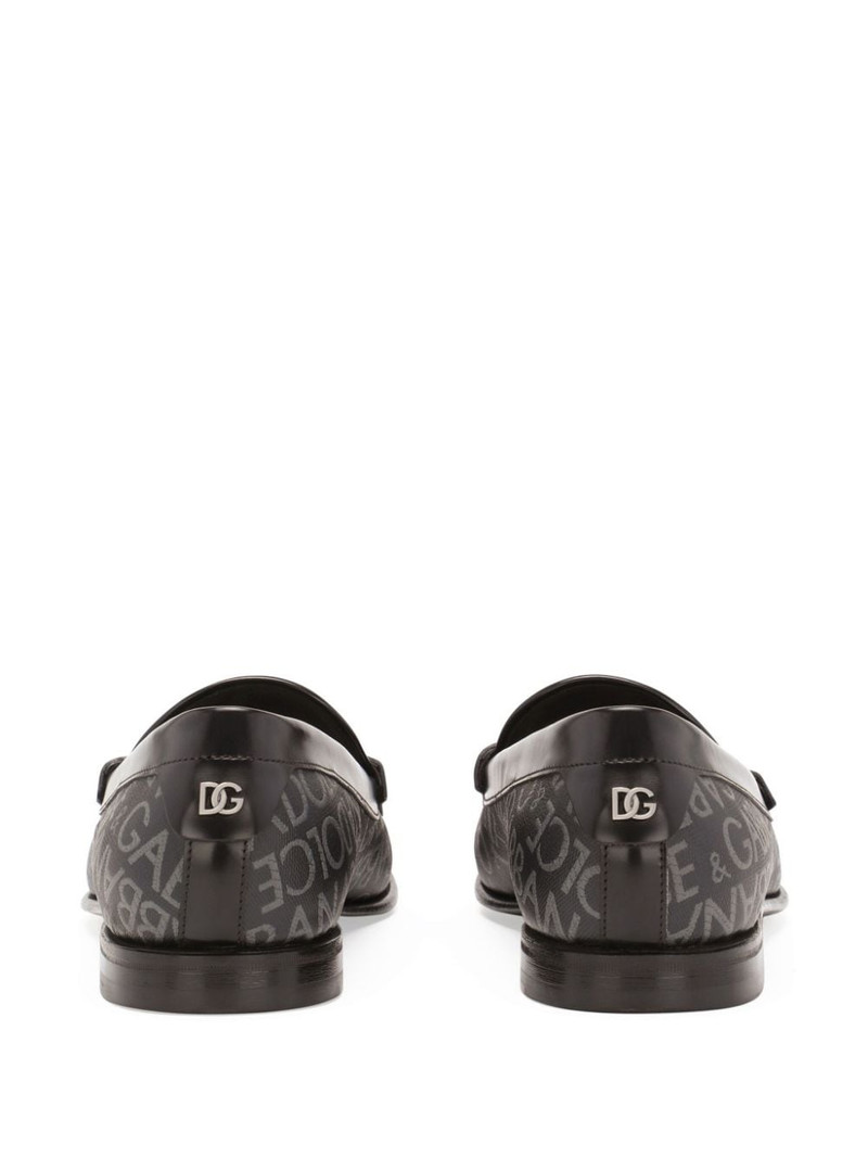 로고 인쇄 loafers 3