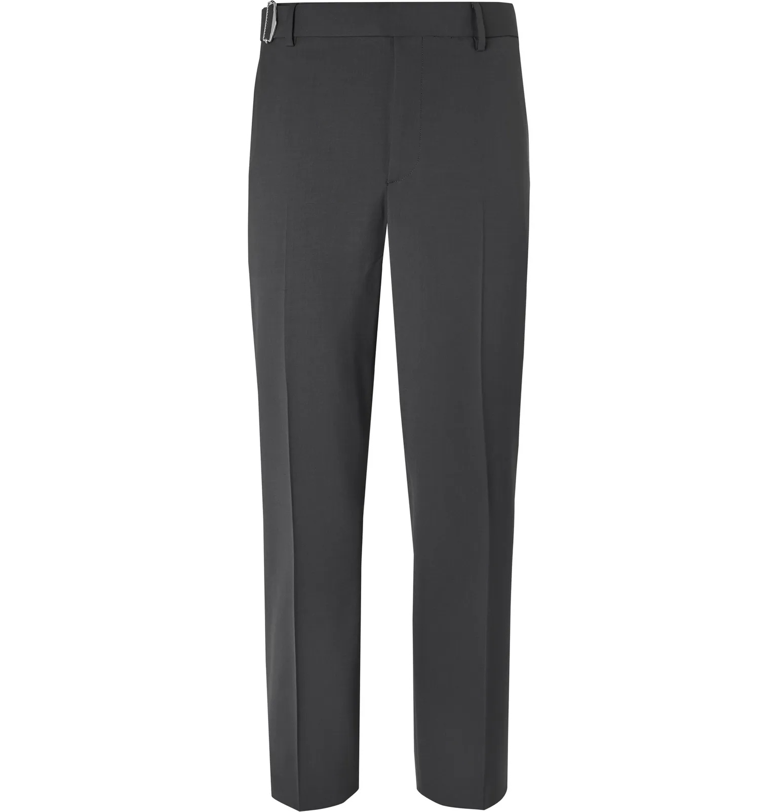 Belted Woven Trousers - 1