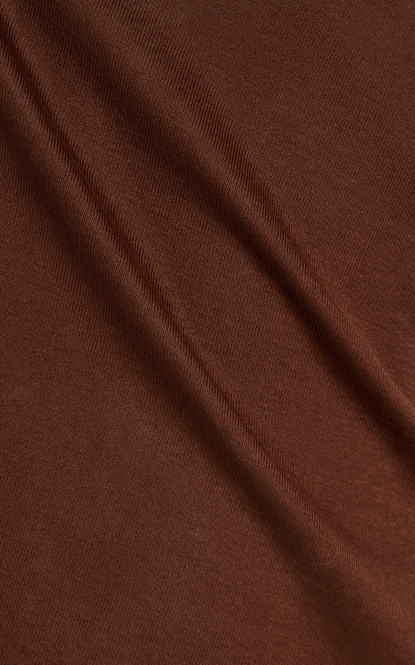 Ribbed Cotton Tank Top brown - 5