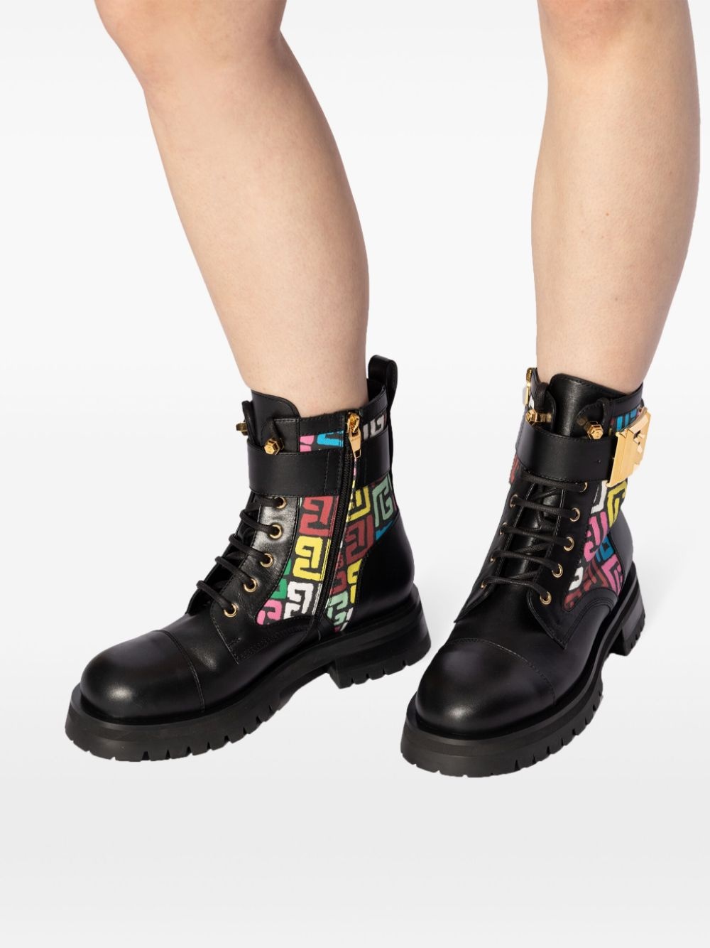 Charlie leather Combat boots - 6