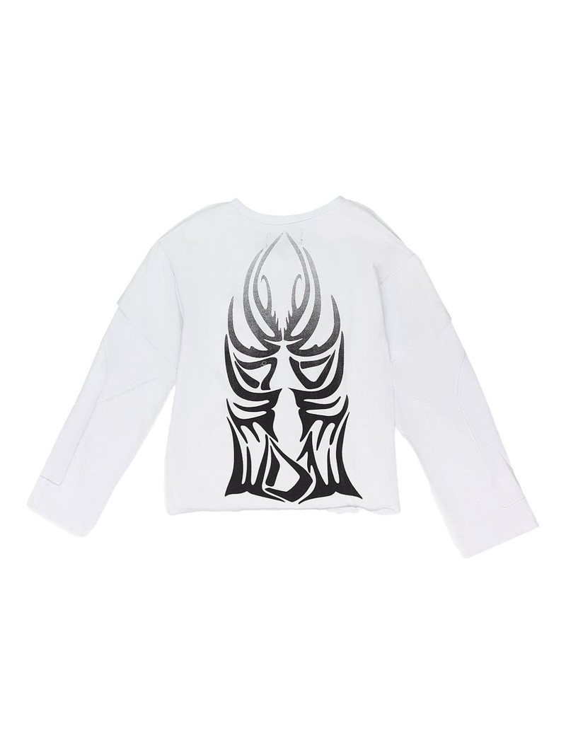 WHO DECIDES WAR Winged Gradient T-shirt outlook