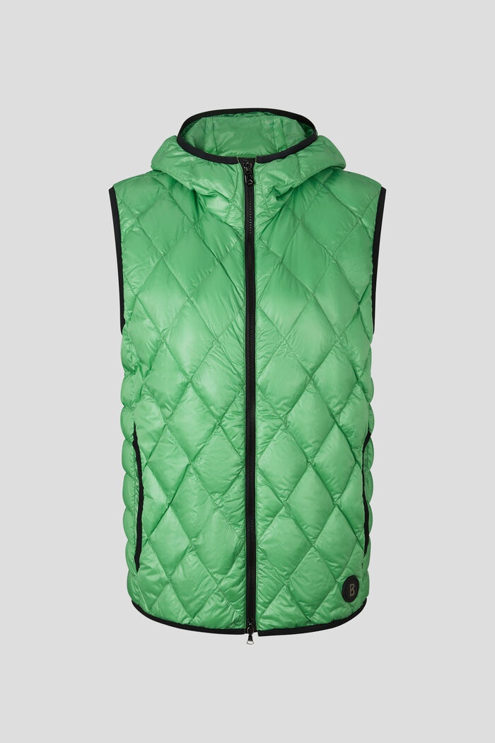 Ares Lightweight down waistcoat in Green - 1